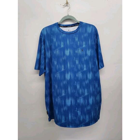 Spyder Swim Rash Guard Shirt Short Sleeve UPF 30+ Surf Quick Dry Men's Large - Picture 1 of 9